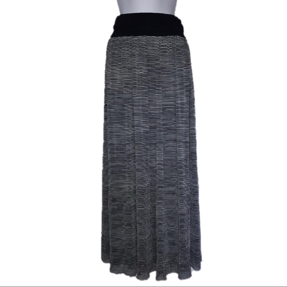Cynthia Rowley Stripe Maxi Skirt S